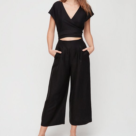 Aritzia Pants - Aritzia Wilfred Brax Jumpsuit black NWT